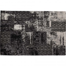 Tapis tissé jacquard Venise gris