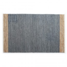 Tapis tissé Juanco gris et ambre